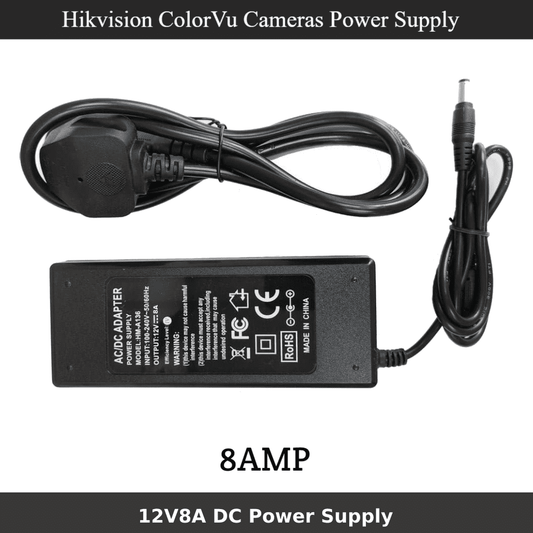 12v 8amp DC Power Supply - 12v8a DC (Splitters Available)