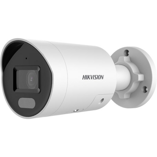 4MP Hikvision DS-2CD2047G2-LU/SL ColorVu Strobe Light and Audible Warning Fixed Mini Bullet Network Camera