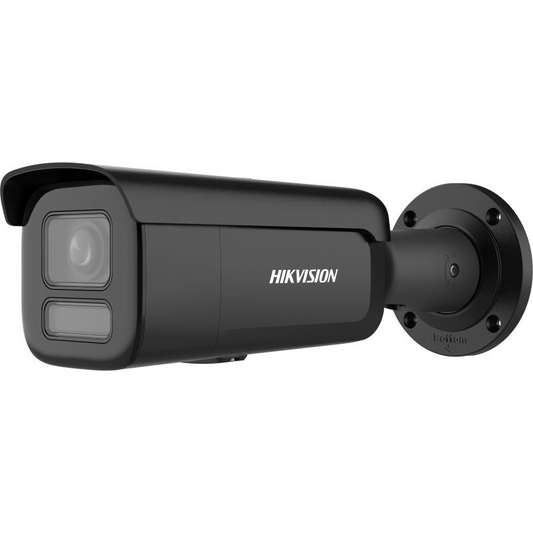 4MP Hikvision DS-2CD2647G2HT-LIZS(2.8-12mm)(eF)Black Varifocal Motorized Hybrid IR ColorVu IP Bullet