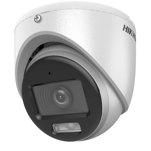 Hikvision DS-2CE70KF0T-LMFS 3K TVI AoC ColorVu + IR Dual-light Turret TVI Camera + Mic