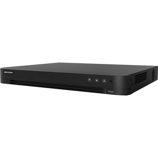 Hikvision iDS-7204HTHI-M1/P 8MP 4K 4 Channel Turbo HD AcuSense Hybrid PoC DVR with AoC