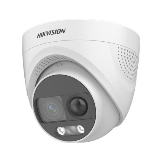 5MP Hikvision DS-2CE72KF3T-PIRXO 3K ColorVu PIR Siren Fixed Turret Camera